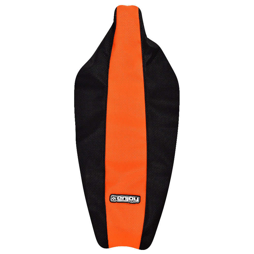 Enjoy Manufacturing KTM Seat Cover SX 50 2009 - 2015 STD, Black / Orange