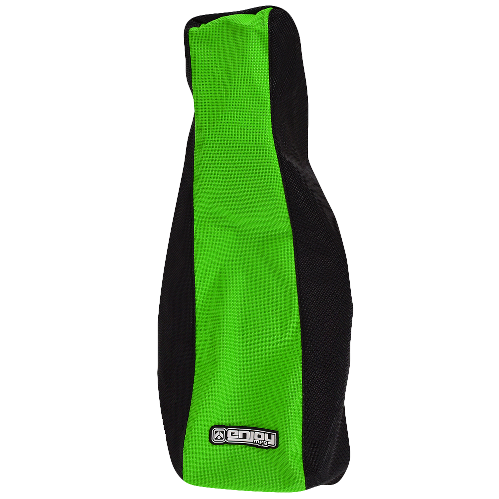 Enjoy Manufacturing Kawasaki Seat Cover KX 65 2000 - 2027 STD, Black / Green