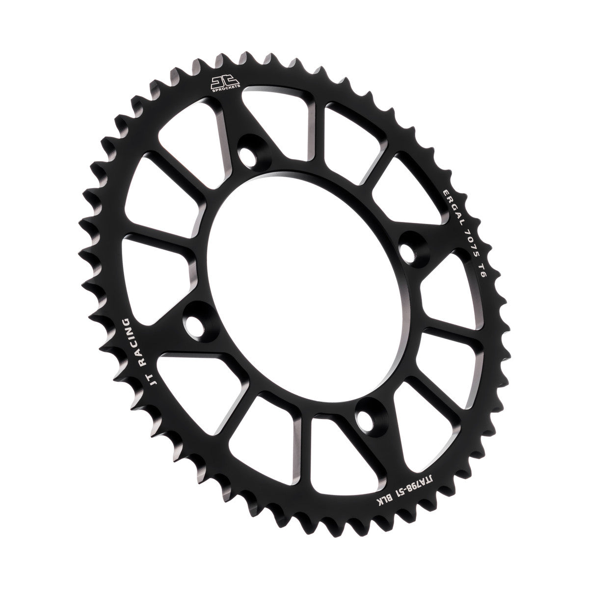 JT Sprockets Aluminium Rear Sprocket Suzuki RM 80 85 1982 - 2023 Yamaha YZ 80 85 1993 - 2025, 51T
