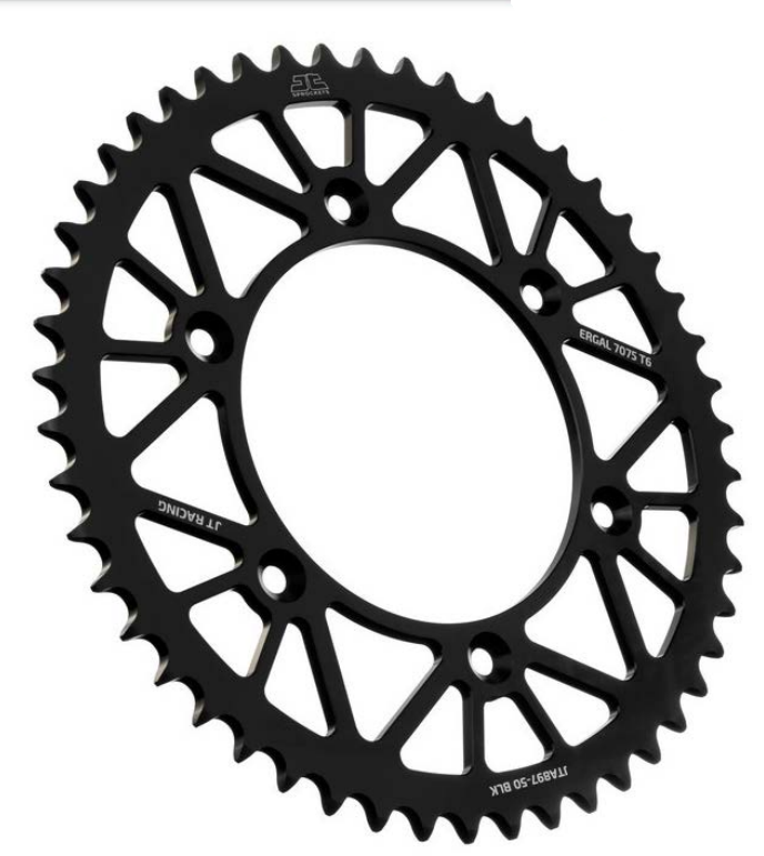 JT Sprockets Aluminium Rear Sprocket KTM SX 1995 - 2021 SXF 250 2006 - 21 SXF 350 2011 - 21 SXF 450 2007 - 21 Husqvarna TC TE FC FE 2014 - 21, 49T