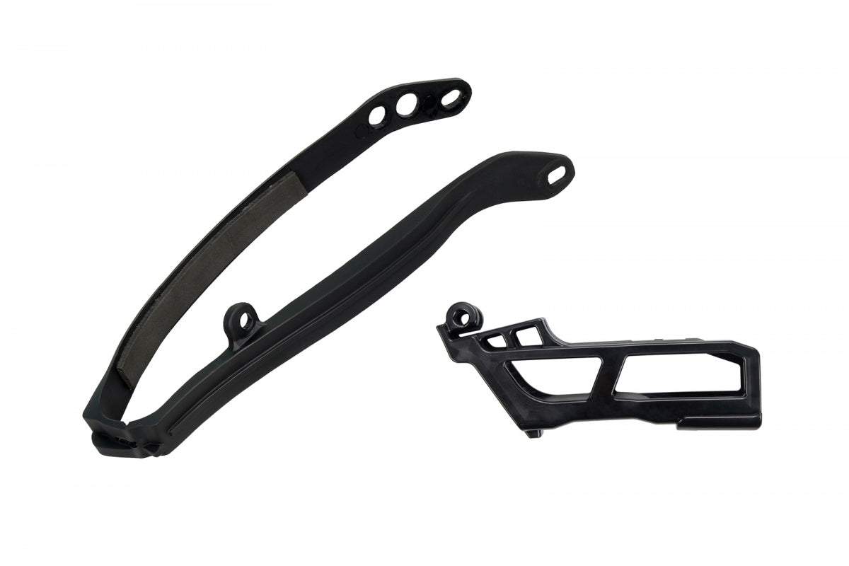 UFO Chain Slider & Guide Kit Yamaha YZF 250 2024 - 2027 YZF 450 2023 - 27, Black