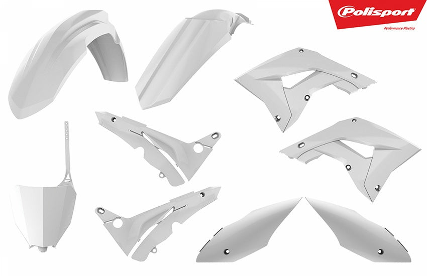 Polisport Honda Plastic Kit CR 125 250 2002 - 2007 Restyle, White