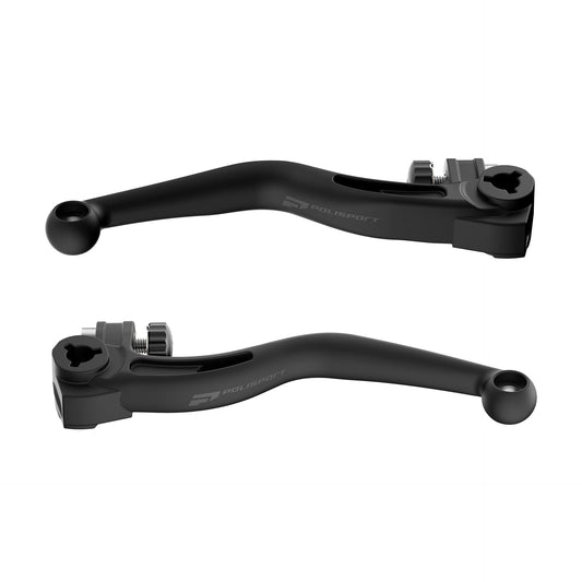 Polisport APT Unbreakable Brake & Clutch Lever Kit Brembo KTM Husqvarna Gas Gas Sherco Triumph, Black