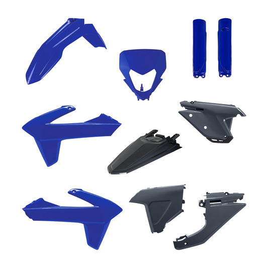 Polisport Sherco Plastic Kit SER SEFR 2025, OEM Blue / Grey