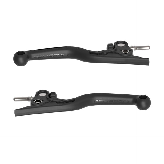 Polisport APT Unbreakable Brake & Clutch Lever Kit KTM SX 85 Husqvarna TC 85 2021 - 2026, Black