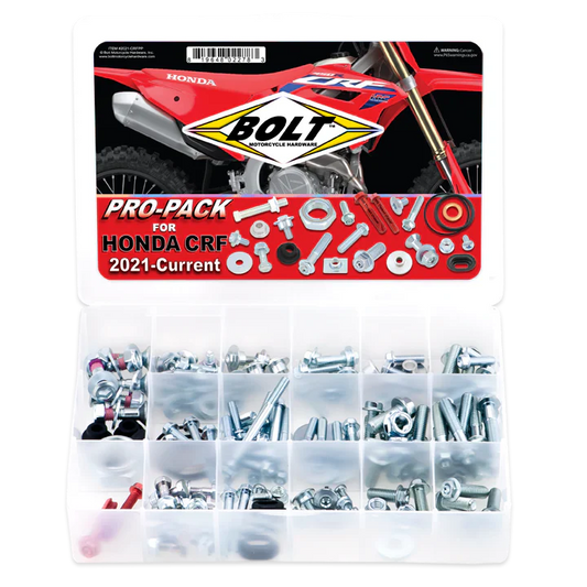 Bolt Motorcycle Hardware Honda Pro Pack Bolt Kit CRF 250 R 2022 - 2024 CRF 450 R 2021 - 24