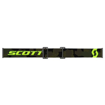 Scott Prospect Goggle Super WFS, Kaki Green / Neon Yellow - Clear Works Lens