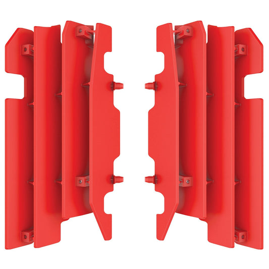 Polisport Honda Radiator Louvers CR 125 250 2000 - 2004 CRF 450 R 2003 - 04, Red
