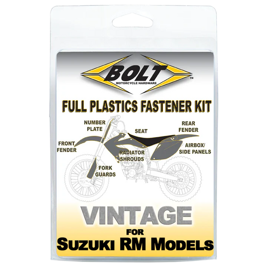Bolt Motorcycle Hardware Suzuki Plastics Fastener Bolt Kit RM 125 250 1987 - 1988