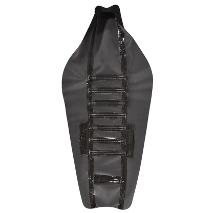 Enjoy Manufacturing Jarvis Edition KTM Seat Cover SX SXF 2016 - 2018 SX 250 2017 - 18 EXC EXCF 17 - 2019 Ribbed, Black / White