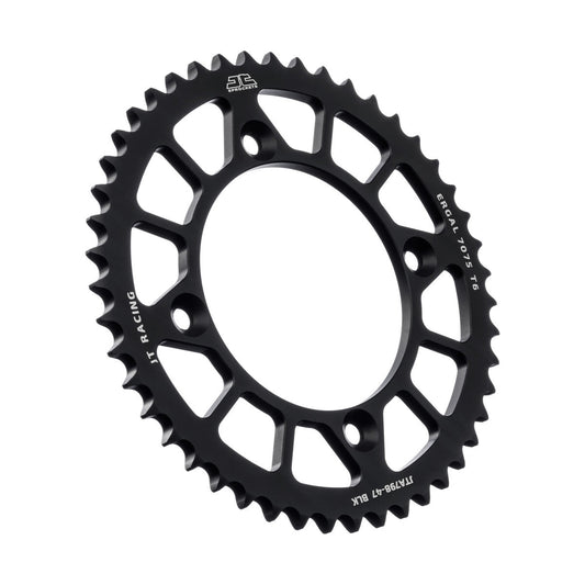 JT Sprockets Aluminium Rear Sprocket Suzuki RM 80 85 1982 - 2023 Yamaha YZ 80 85 1993 - 2025, 46T