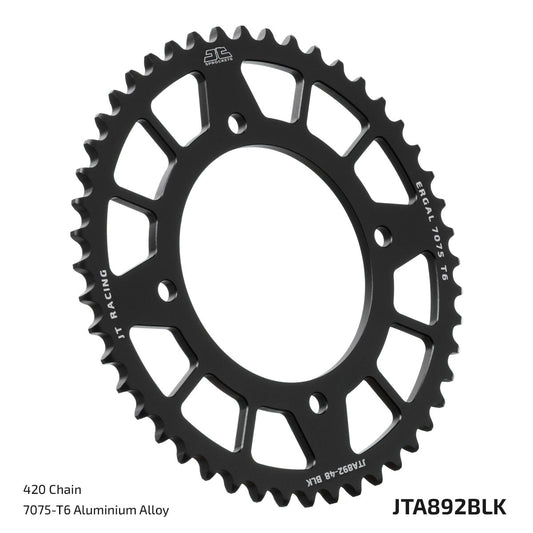 JT Sprockets Aluminium Rear Sprocket KTM Gas Gas SX MC 65 2025 - 2026, 48T