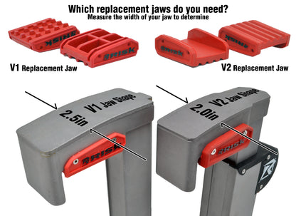 Risk Racing Lock N Load PRO Replacement Rubber Jaws v2