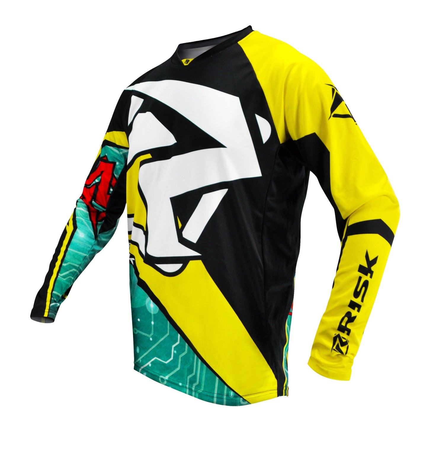 Risk Racing Ventilate Jersey, Digital, Small