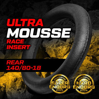Plews Tyres Ultra Mousse Rear - 140 / 80 - 18 Factory Extreme Flat Race 50%