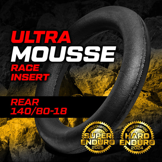 Plews Tyres Ultra Mousse Rear - 140 / 80 - 18 Factory Extreme Flat Race 25%