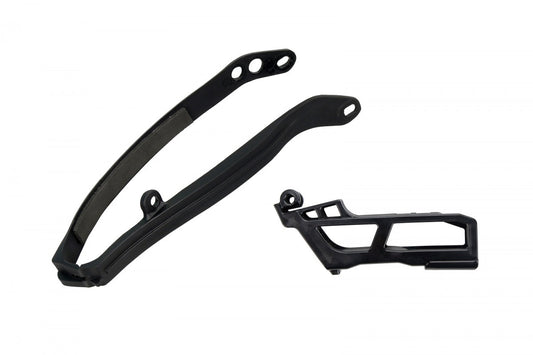 UFO Chain Slider & Guide Kit Yamaha YZF 250 2024 - 2027 YZF 450 2023 - 27, Black