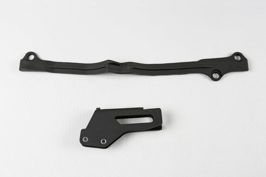 UFO Chain Slider & Guide Kit Suzuki RM 125 RM 250 2001 - 2008 RMZ 250 2007 - 2009 RMZ 450 08 - 09, Black