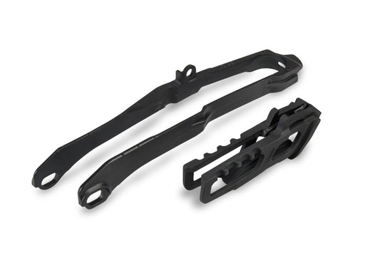 UFO Chain Slider & Guide Kit Honda CRF 250 R 2020 - 2024 CRF 450 R 2019 - 24, Black
