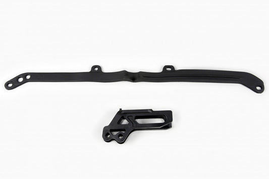 UFO Chain Slider & Guide Kit Yamaha YZ 125 250 2015 - 2027 YZF 250 450 2007 - 2008, Black