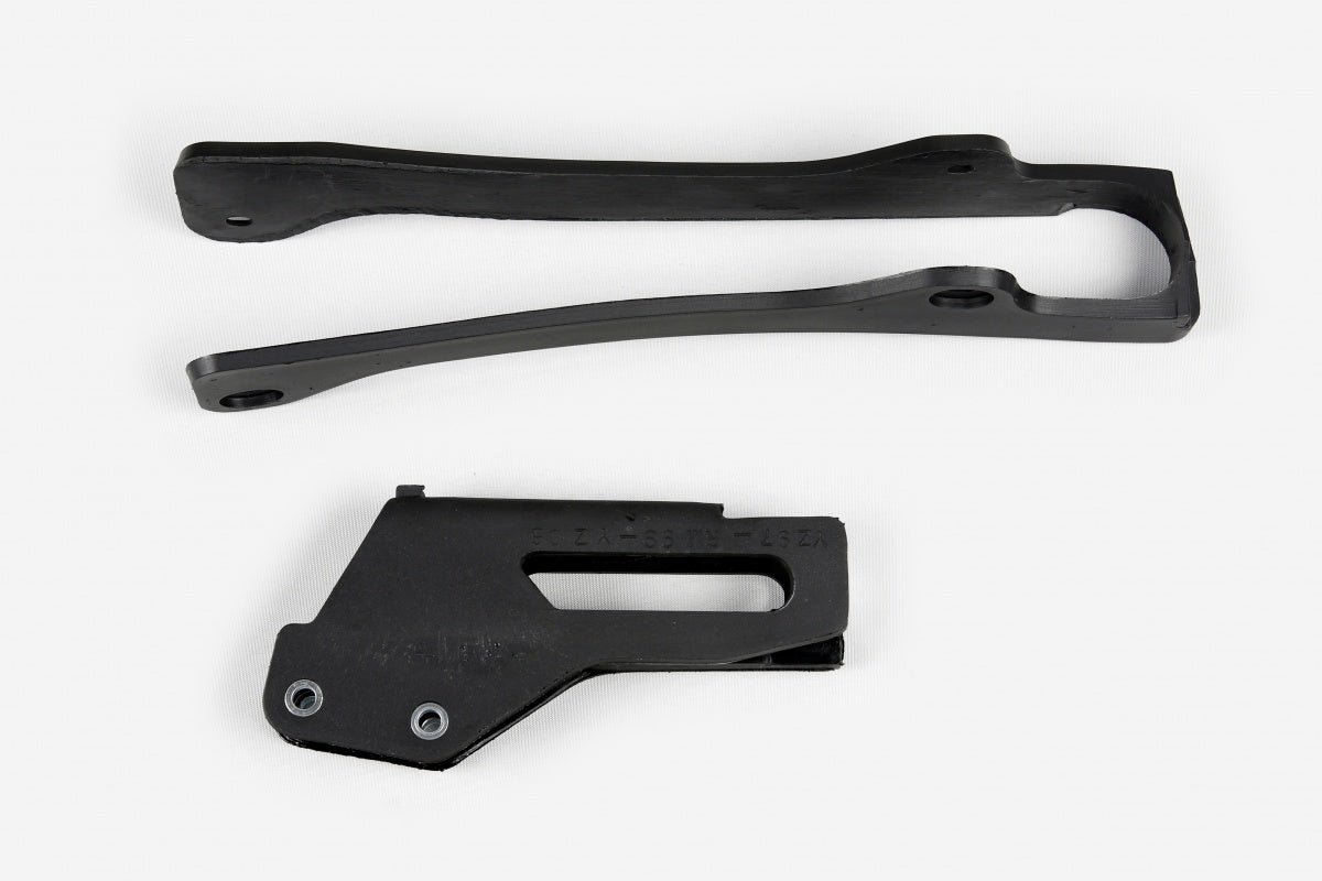 UFO Chain Slider & Guide Kit Yamaha YZ 125 YZ 250 1997 - 2001, Black