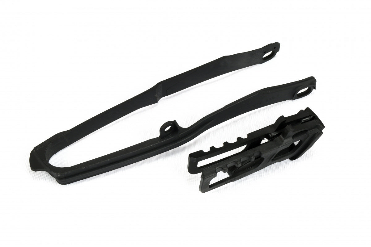 UFO Chain Slider & Guide Kit Honda CRF 250 R 2018 - 2019 CRF 450 R 2017 - 2018, Black