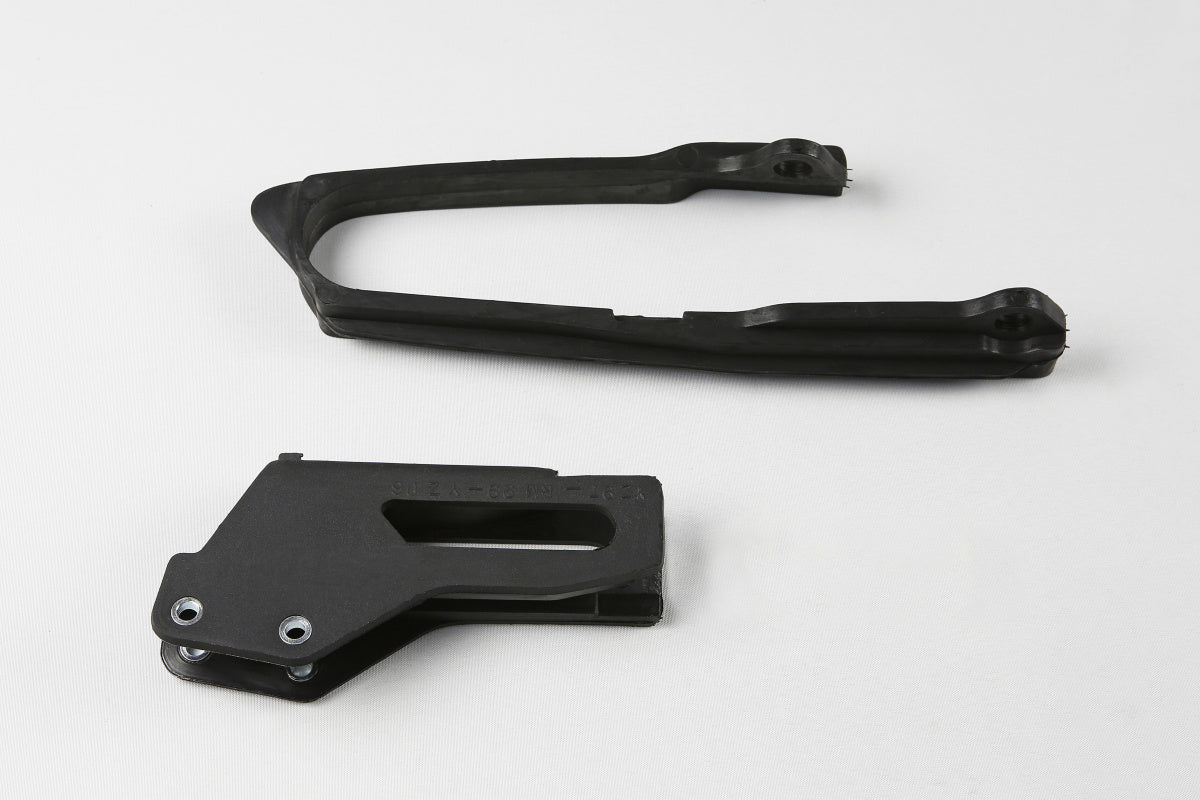 UFO Chain Slider & Guide Kit Suzuki RM 125 RM 250 1999 - 2000, Black