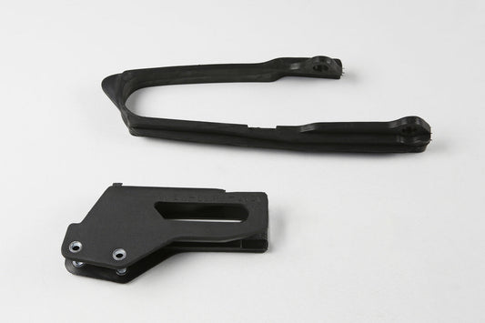UFO Chain Slider & Guide Kit Suzuki RM 125 RM 250 1999 - 2000, Black