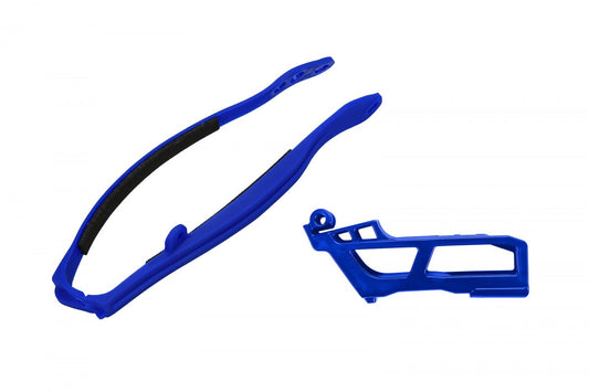 UFO Chain Slider & Guide Kit Yamaha YZF 250 2024 - 2027 YZF 450 2023 - 27, Blue