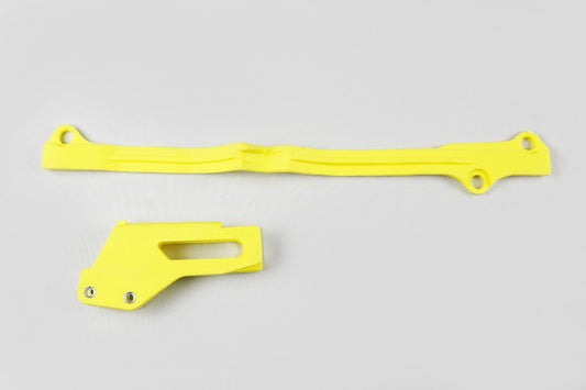 UFO Chain Slider & Guide Kit Suzuki RM 125 RM 250 2001 - 2008 RMZ 250 2007 - 2009 RMZ 450 08 - 09, Yellow