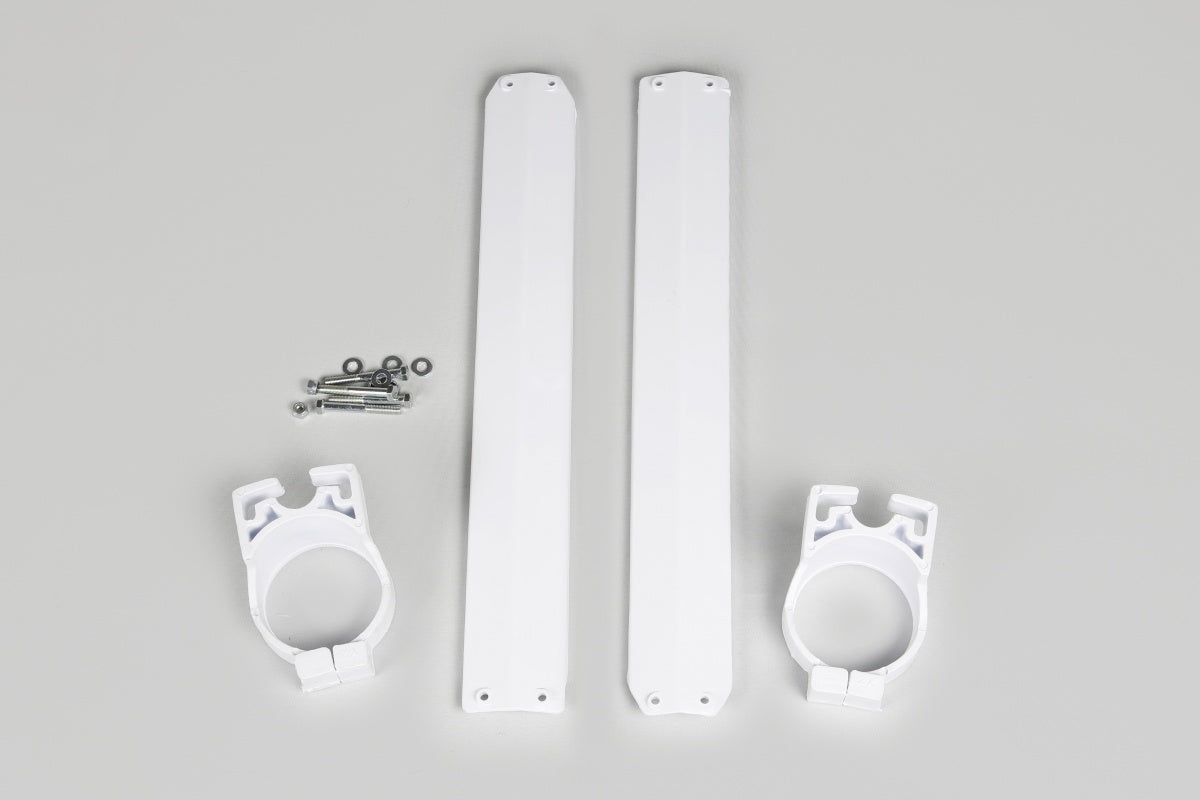 UFO Fork Guards Yamaha YZ 125 250 360 1989 ONLY, White