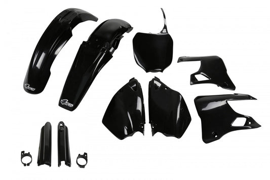 UFO Plastic Kit Yamaha YZ 125 YZ 250 2000 - 2001, Black