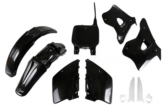 UFO Plastic Kit Kawasaki KX 125 KX 250 1996 - 1998, Black