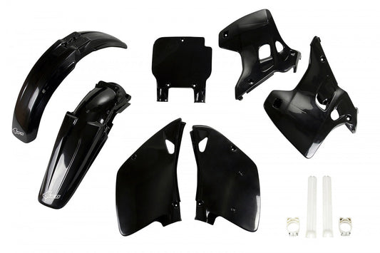 UFO Plastic Kit Kawasaki KX 125 KX 250 1993 ONLY, Black