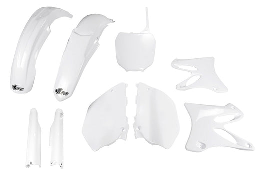 UFO Plastic Kit Yamaha YZ 125 YZ 250 2005 ONLY, White
