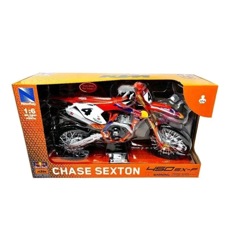 New Ray Toys 1:6 Chase Sexton RED BULL KTM SXF 450 2022 Toy Model