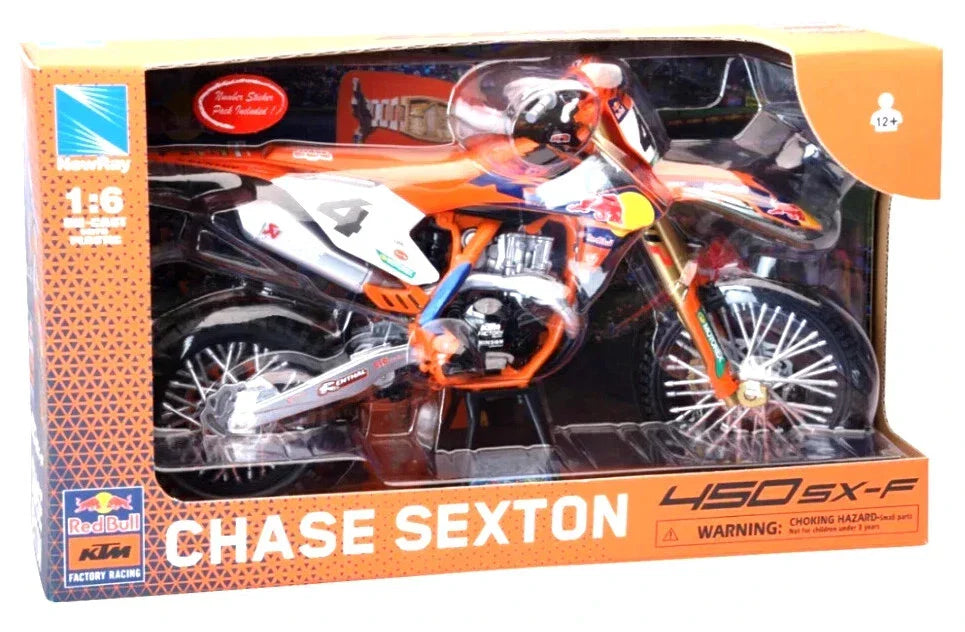 New Ray Toys 1:6 Chase Sexton RED BULL KTM SXF 450 2022 Toy Model