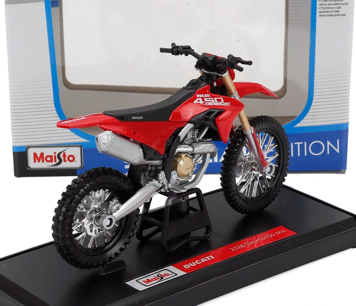 Maisto Toys 1:18 Ducati Desmo 450 MX Toy Model